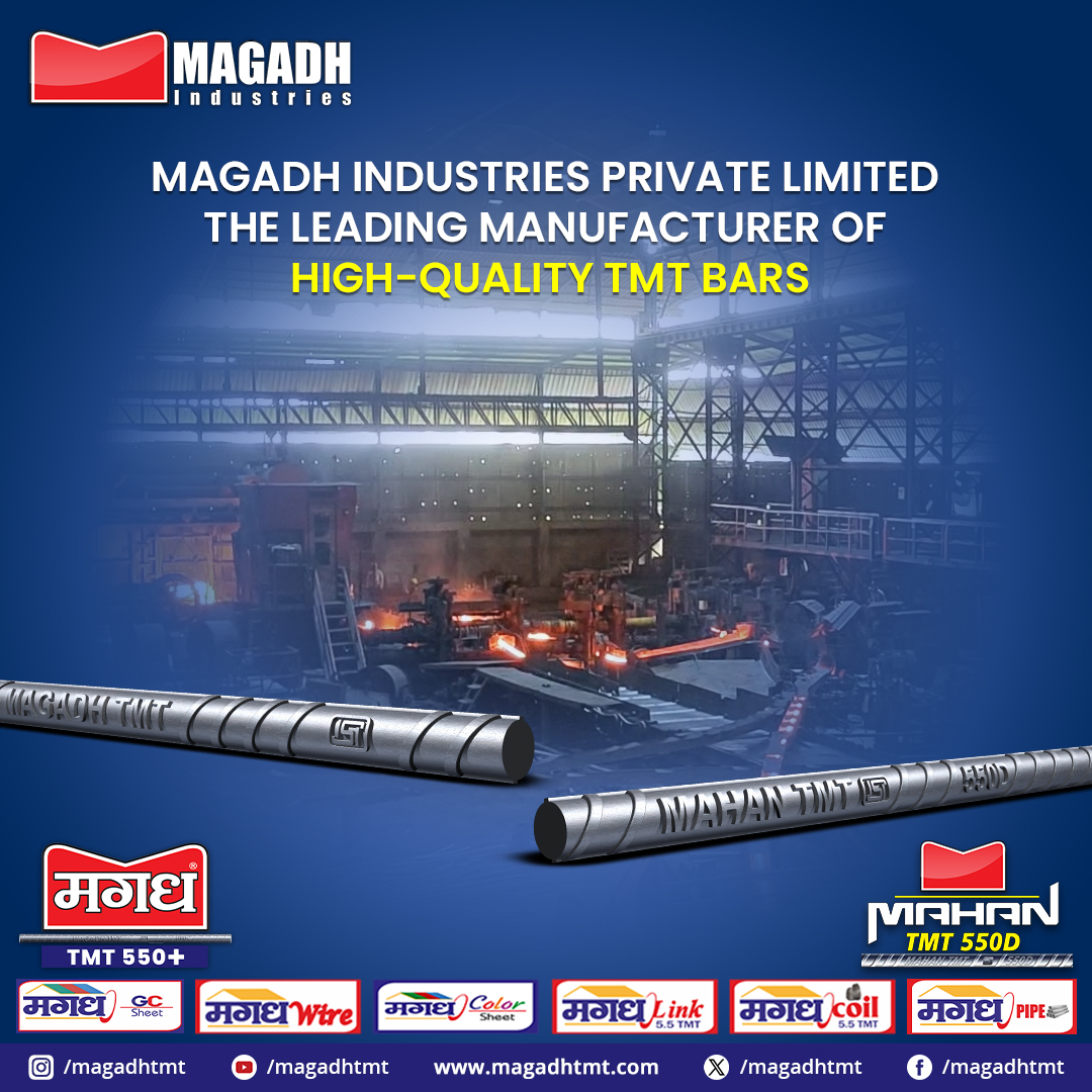 Magadh TMT 550+ Bars in Bihar 2025